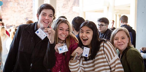 Students attending the Future Teacher Conference